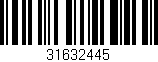 Código de barras (EAN, GTIN, SKU, ISBN): '31632445'