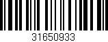 Código de barras (EAN, GTIN, SKU, ISBN): '31650933'
