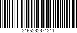 Código de barras (EAN, GTIN, SKU, ISBN): '3165262871311'
