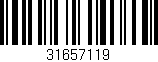 Código de barras (EAN, GTIN, SKU, ISBN): '31657119'