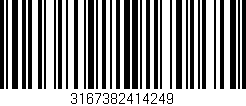 Código de barras (EAN, GTIN, SKU, ISBN): '3167382414249'