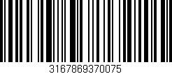 Código de barras (EAN, GTIN, SKU, ISBN): '3167869370075'