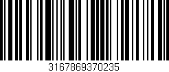 Código de barras (EAN, GTIN, SKU, ISBN): '3167869370235'