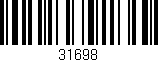 Código de barras (EAN, GTIN, SKU, ISBN): '31698'