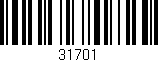 Código de barras (EAN, GTIN, SKU, ISBN): '31701'