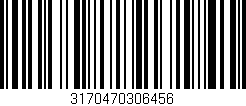 Código de barras (EAN, GTIN, SKU, ISBN): '3170470306456'
