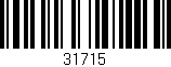 Código de barras (EAN, GTIN, SKU, ISBN): '31715'