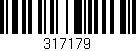 Código de barras (EAN, GTIN, SKU, ISBN): '317179'