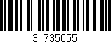 Código de barras (EAN, GTIN, SKU, ISBN): '31735055'