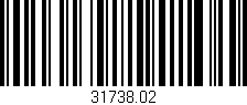 Código de barras (EAN, GTIN, SKU, ISBN): '31738.02'
