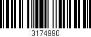 Código de barras (EAN, GTIN, SKU, ISBN): '3174990'