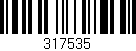 Código de barras (EAN, GTIN, SKU, ISBN): '317535'