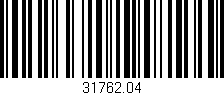 Código de barras (EAN, GTIN, SKU, ISBN): '31762.04'