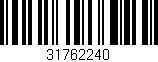 Código de barras (EAN, GTIN, SKU, ISBN): '31762240'
