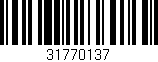 Código de barras (EAN, GTIN, SKU, ISBN): '31770137'