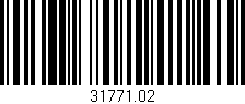 Código de barras (EAN, GTIN, SKU, ISBN): '31771.02'