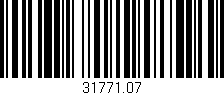 Código de barras (EAN, GTIN, SKU, ISBN): '31771.07'