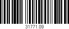 Código de barras (EAN, GTIN, SKU, ISBN): '31771.09'