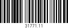 Código de barras (EAN, GTIN, SKU, ISBN): '31771.11'