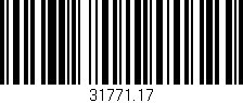Código de barras (EAN, GTIN, SKU, ISBN): '31771.17'