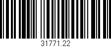 Código de barras (EAN, GTIN, SKU, ISBN): '31771.22'
