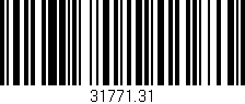 Código de barras (EAN, GTIN, SKU, ISBN): '31771.31'