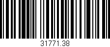 Código de barras (EAN, GTIN, SKU, ISBN): '31771.38'