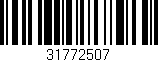 Código de barras (EAN, GTIN, SKU, ISBN): '31772507'