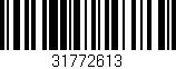 Código de barras (EAN, GTIN, SKU, ISBN): '31772613'
