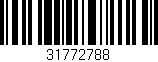 Código de barras (EAN, GTIN, SKU, ISBN): '31772788'
