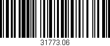 Código de barras (EAN, GTIN, SKU, ISBN): '31773.06'
