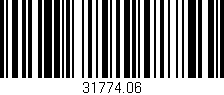 Código de barras (EAN, GTIN, SKU, ISBN): '31774.06'