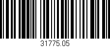 Código de barras (EAN, GTIN, SKU, ISBN): '31775.05'