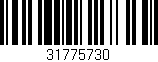 Código de barras (EAN, GTIN, SKU, ISBN): '31775730'