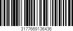 Código de barras (EAN, GTIN, SKU, ISBN): '3177669136436'