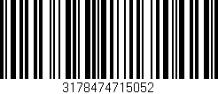 Código de barras (EAN, GTIN, SKU, ISBN): '3178474715052'