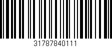 Código de barras (EAN, GTIN, SKU, ISBN): '31787840111'