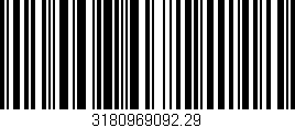 Código de barras (EAN, GTIN, SKU, ISBN): '3180969092.29'