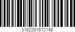 Código de barras (EAN, GTIN, SKU, ISBN): '3182281672149'