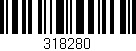 Código de barras (EAN, GTIN, SKU, ISBN): '318280'