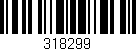 Código de barras (EAN, GTIN, SKU, ISBN): '318299'