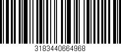 Código de barras (EAN, GTIN, SKU, ISBN): '3183440664968'