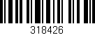 Código de barras (EAN, GTIN, SKU, ISBN): '318426'