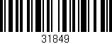 Código de barras (EAN, GTIN, SKU, ISBN): '31849'