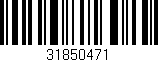 Código de barras (EAN, GTIN, SKU, ISBN): '31850471'