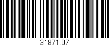Código de barras (EAN, GTIN, SKU, ISBN): '31871.07'