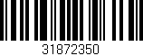 Código de barras (EAN, GTIN, SKU, ISBN): '31872350'