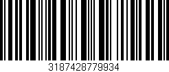 Código de barras (EAN, GTIN, SKU, ISBN): '3187428779934'