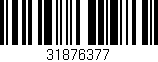 Código de barras (EAN, GTIN, SKU, ISBN): '31876377'