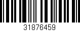 Código de barras (EAN, GTIN, SKU, ISBN): '31876459'